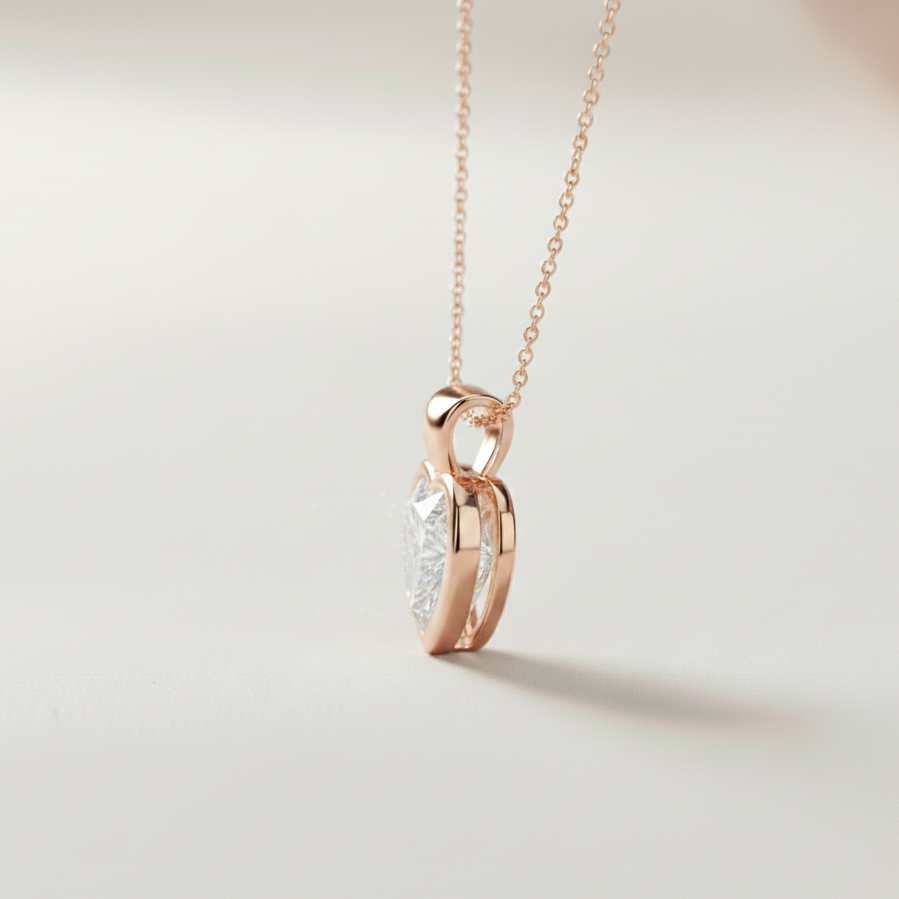 Heart Diamond Necklace