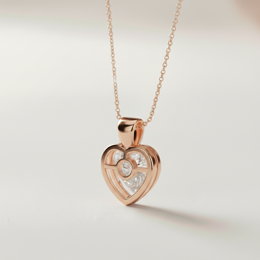 Heart Diamond Necklace