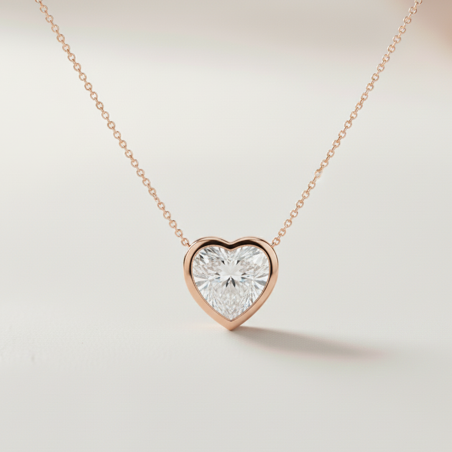 Heart Diamond Necklace