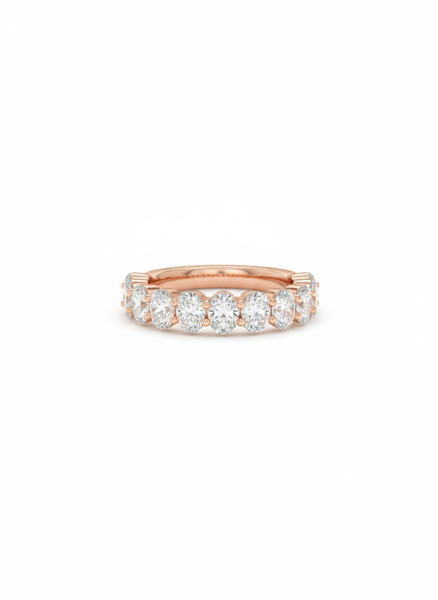 Oval Diamond Multi-Stone Ring